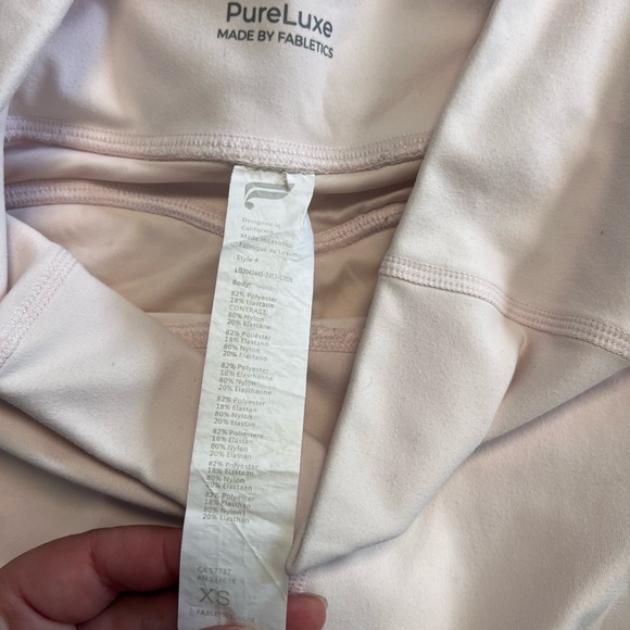 Light Pink Fabletics Leggings - Picture 4 of 4